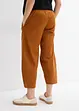 Pantalon de grossesse avec bandeau, en lin et coton, bonprix