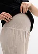 Pantalon de grossesse 2en1, 100% gaze de coton, bonprix