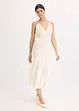 Robe longue et fluide en satin, bonprix