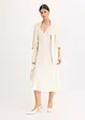 Robe longue et fluide en satin, bonprix