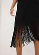 Robe en jersey à franges, bonprix