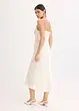 Robe longue et fluide en satin, bonprix