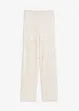 Pantalon en maille ajourée à taille élastiquée, bonprix