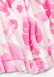 Jupe longue imprimée en viscose texturée, bonprix