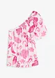 Blouse à encolure asymétrique en viscose texturée, bonprix