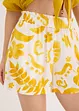 Short imprimé en viscose texturée, bonprix