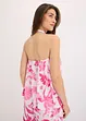 Top à dos nu en viscose texturée, bonprix