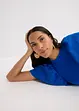Robe en jersey à motif ajouré en viscose douce et extensible, bonprix
