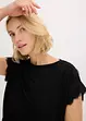 T-shirt en viscose avec dentelle, bonprix
