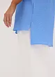 Blouse texturée avec bande de dentelle, bonprix