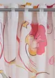 Voilage à imprimé floral en polyester recyclé (1 pce), bonprix