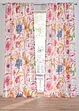 Voilage à imprimé floral en polyester recyclé (1 pce), bonprix