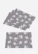 Lot de 4 sets de table en coton à imprimé floral, bonprix