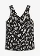 Top imprimé en jersey texturé, bonprix
