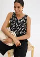 Top imprimé en jersey texturé, bonprix
