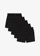Lot de 5 boxers coton, bonprix