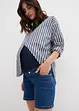 Short de grossesse en coton denim extensible, bonprix