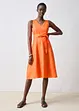 Robe midi 100% lin, bonprix