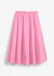 Jupe midi en coton extensible, bonprix