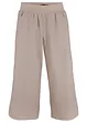 Pantalon en lin majoritaire, longueur 3/4, bonprix