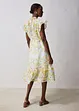 Robe longue en ramie avec un bel imprimé floral, bonprix