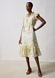 Robe longue en ramie avec un bel imprimé floral, bonprix