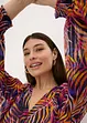 Blouse imprimée en crêpe, bonprix