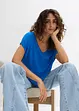 T-shirt fluide oversize en viscose mélangée, bonprix