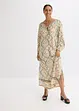 Robe caftan imprimée en viscose fluide, bonprix
