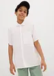 Chemise manches courtes en lin mélangé léger, bonprix