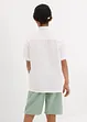 Chemise manches courtes en lin mélangé léger, bonprix
