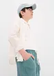 Short ample à taille élastiquée en gaze de coton légère, bonprix