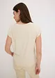 T-shirt oversize avec un galon de dentelle, bonprix