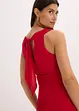 Robe en crêpe avec jupe plissée et détail boucle sur la ceinture, bonprix