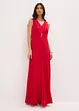 Robe en crêpe avec jupe plissée et détail boucle sur la ceinture, bonprix