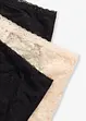Lot de 3 boxers femme en dentelle, bonprix