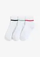 Lot de 3 paires de chaussettes de tennis courtes avec coton et semelle en éponge, bonprix