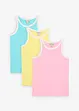 Lot de 3 tops en coton, bonprix