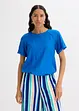 Blouse manches courtes en viscose mélangée, bonprix