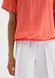 Blouse manches courtes en viscose mélangée, bonprix