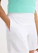 Short en lin mélangé, taille élastiquée, bonprix