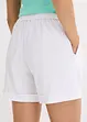 Short en lin mélangé, taille élastiquée, bonprix