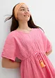 Robe caftan en coton froissé, bonprix