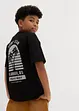 T-shirt à imprimé dans le dos, en coton, bonprix