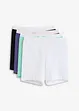 Lot de 4 boxers femme coton mi-longs, bonprix