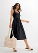 Robe légèrement évasée en jersey coton et viscose, bonprix