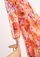 Robe en crêpe à volants, bonprix