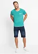 Bermuda confortable en jean et molleton, Regular, bonprix