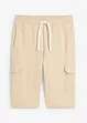 Bermuda cargo en molleton 100% coton, bonprix