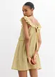 Robe courte et transparente à volants, bonprix